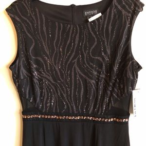 Ankle length sleeveless dress